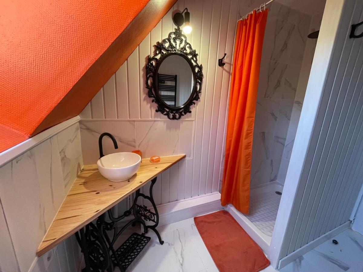 Belle Chambre Double Orange Tout Bonnement Bien Putot-en-Auge Bagian luar foto