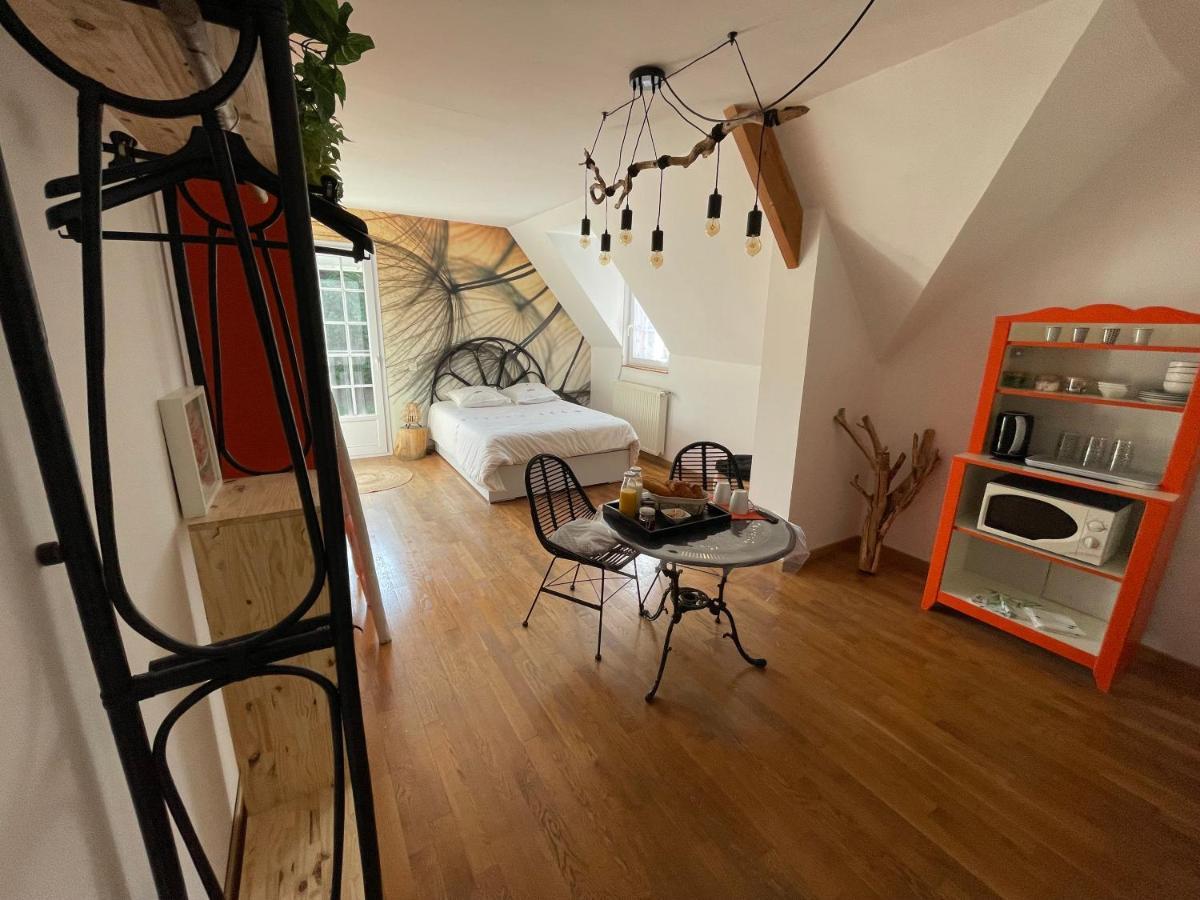 Belle Chambre Double Orange Tout Bonnement Bien Putot-en-Auge Bagian luar foto