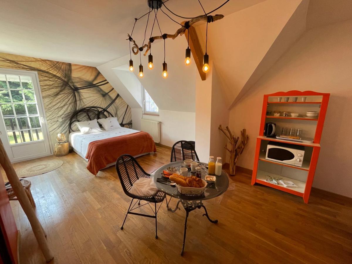 Belle Chambre Double Orange Tout Bonnement Bien Putot-en-Auge Bagian luar foto