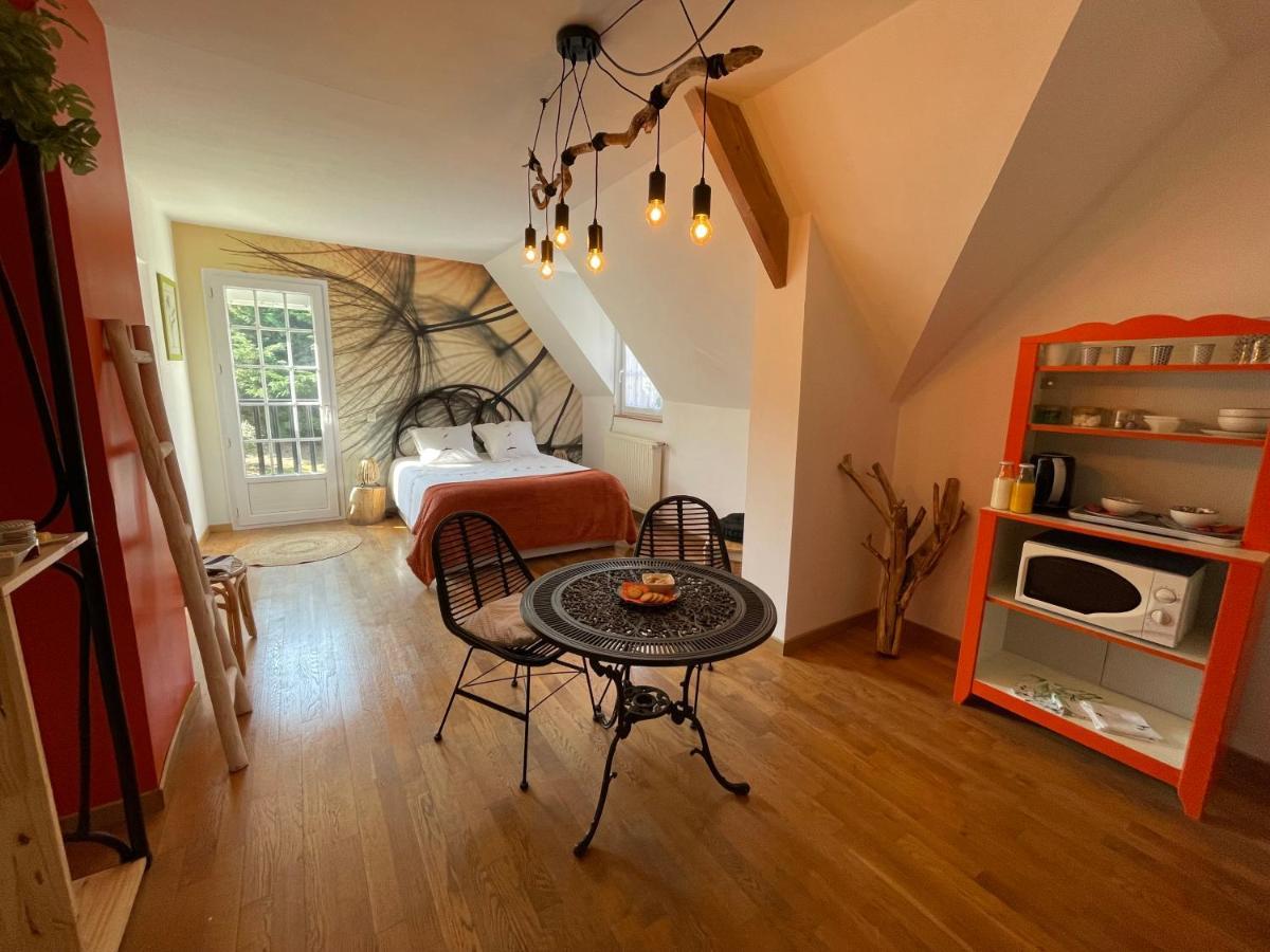 Belle Chambre Double Orange Tout Bonnement Bien Putot-en-Auge Bagian luar foto
